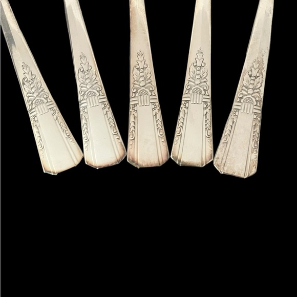 *NFS*Vintage Oneida Debonair Silver Plate Teaspoons - Lot of 10 - Picture 5 of 11